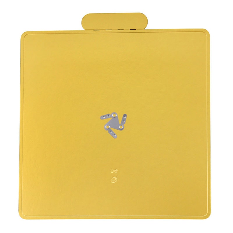 パッケージ中澤 デコレーションケーキ用 角PGトレーM 三つ目金具タイプ 8寸用 U51680 50枚/袋（ご注文単位1袋）【直送品】