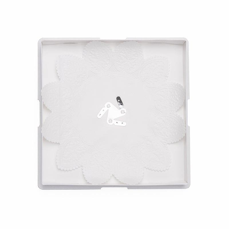 パッケージ中澤 ケーキ箱 白レース底 5寸 U70230 200枚/袋（ご注文単位1袋）【直送品】