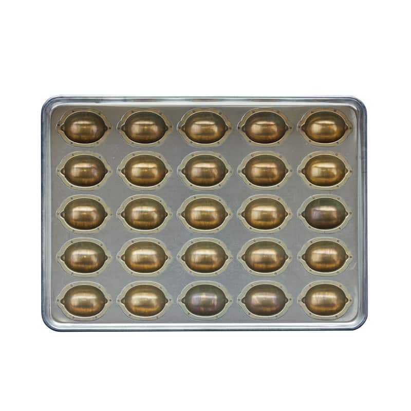 パッケージ中澤 レモンケーキ焼型 25連 W36102 1個/袋（ご注文単位1袋）【直送品】