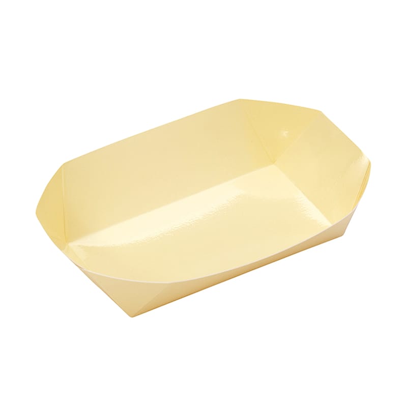 高速シーパック 食品トレー テーパートリオ S クリーム 100枚/袋（ご注文単位6袋）【直送品】