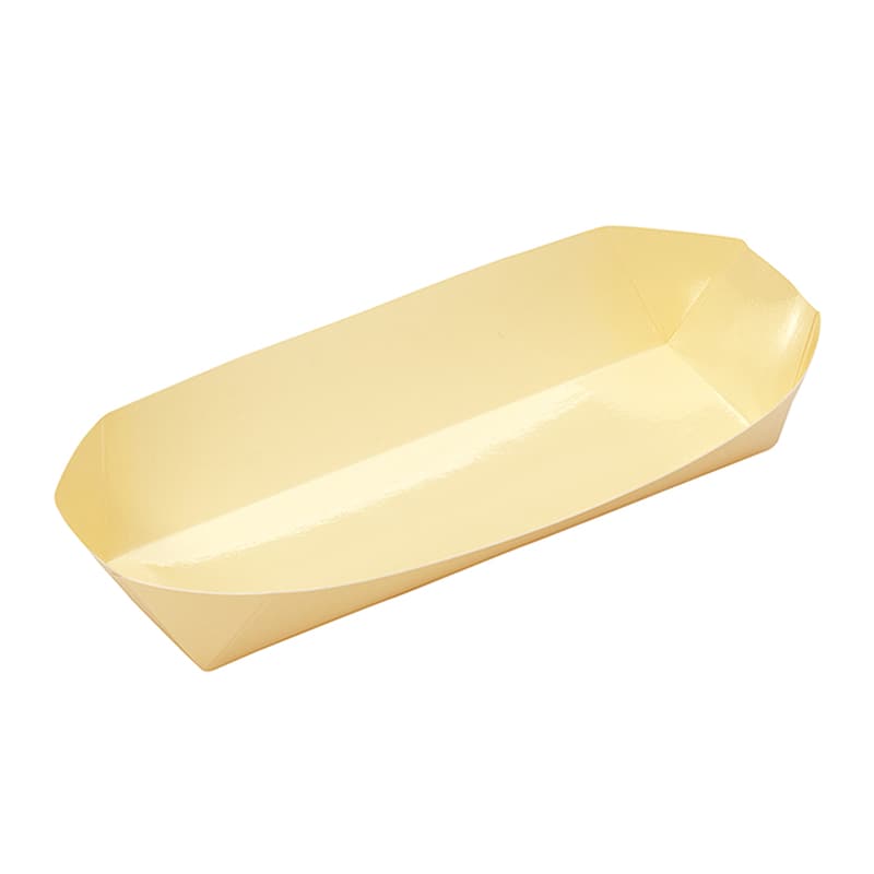 高速シーパック 食品トレー テーパートリオ M クリーム 100枚/袋（ご注文単位6袋）【直送品】