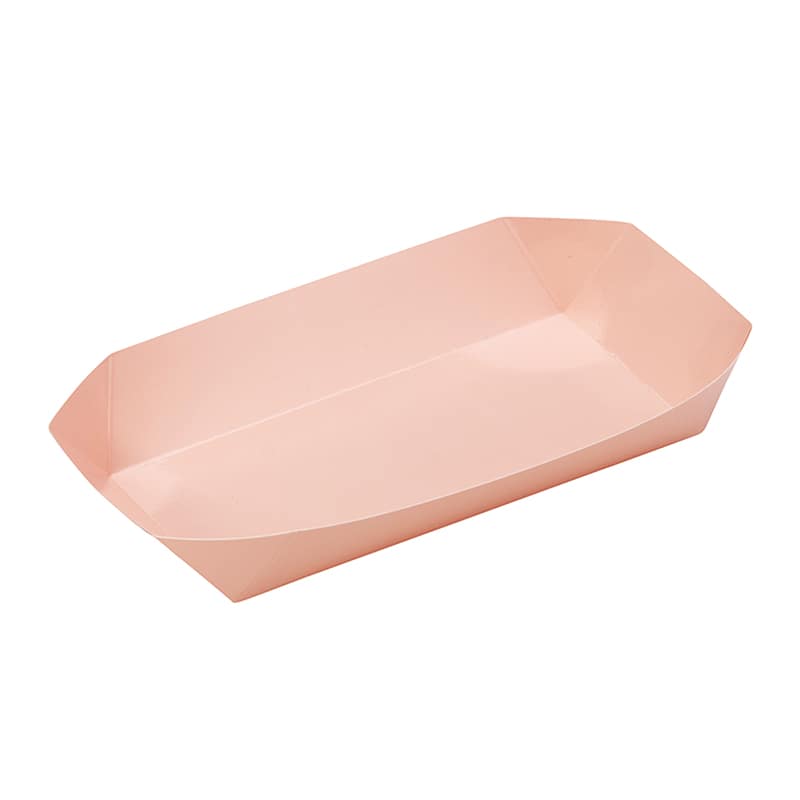 高速シーパック 食品トレー テーパートリオ L ピンク 100枚/袋（ご注文単位6袋）【直送品】