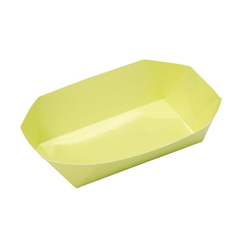 高速シーパック 食品トレー テーパートリオ S グリーン 100枚/袋（ご注文単位6袋）【直送品】