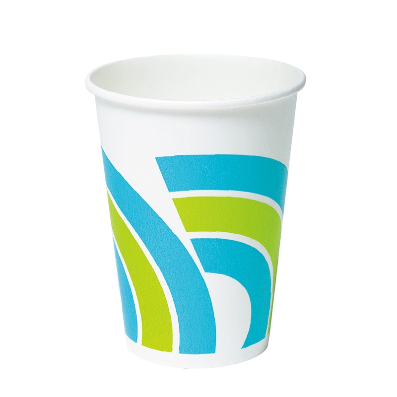 東罐興業 紙コップ SCM-320PP レインボー 012760 100個/袋(ご注文単位20袋)【直送品】