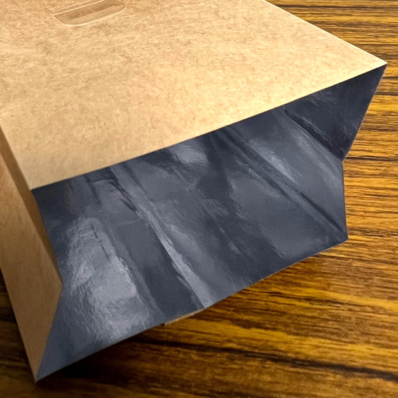 珈琲袋 アルミ蒸着クラフトガゼット袋 シールバルブ付 200g SGZ-K200SV 500枚/袋(ご注文単位1袋)【直送品】