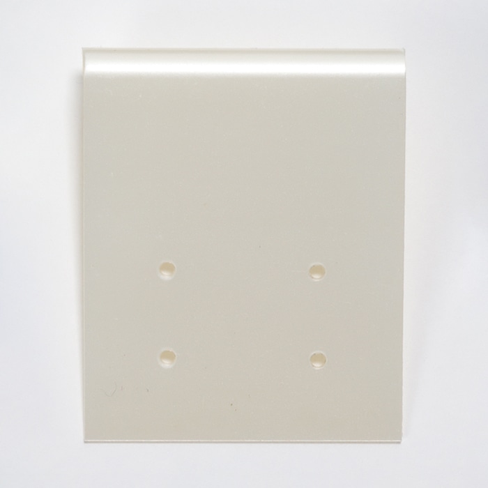 ピアス台紙　4穴 S　パール　20枚入 9806 1パック（ご注文単位5パック）【直送品】