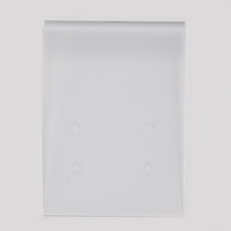 ピアス台紙　4穴 M　半透明　20枚入 9850 1パック（ご注文単位5パック）【直送品】