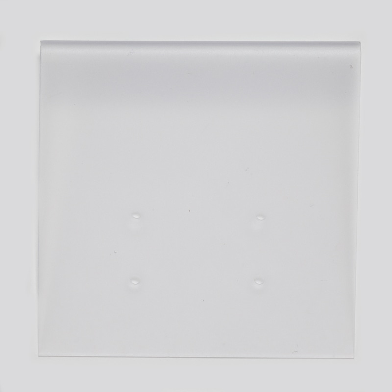 ピアス台紙　4穴 L　半透明　20枚入 9878 1パック（ご注文単位5パック）【直送品】