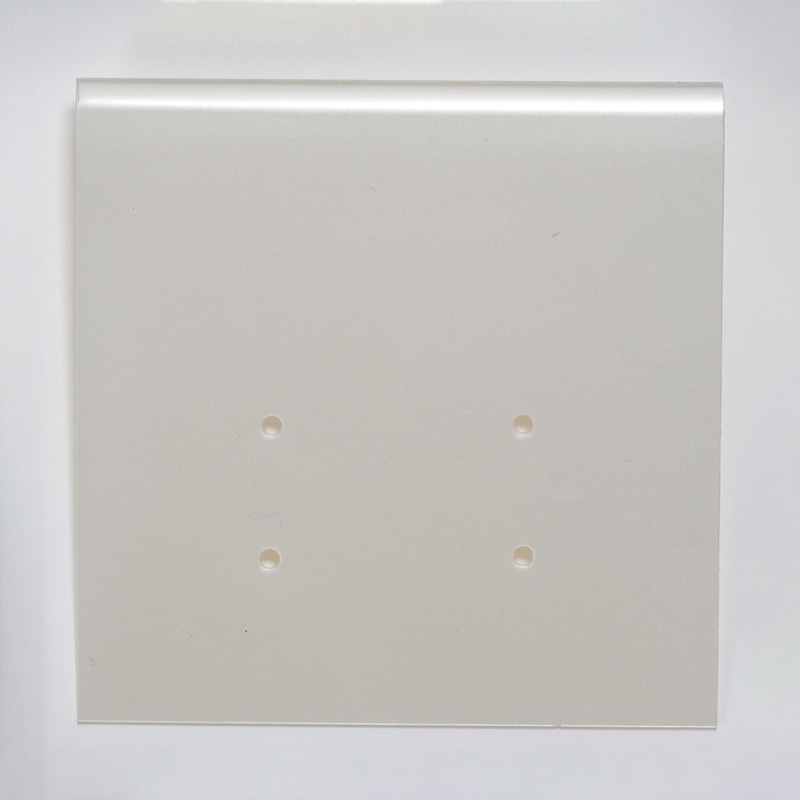 ピアス台紙　4穴 L　パール　20枚入 10023 1パック（ご注文単位5パック）【直送品】