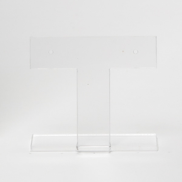 T字ピアススタンド S　透明　5個入 1208 1パック（ご注文単位2パック）【直送品】