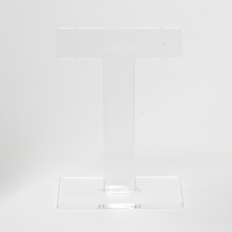 T字ピアススタンド L　透明　5個入 1209 1パック（ご注文単位2パック）【直送品】