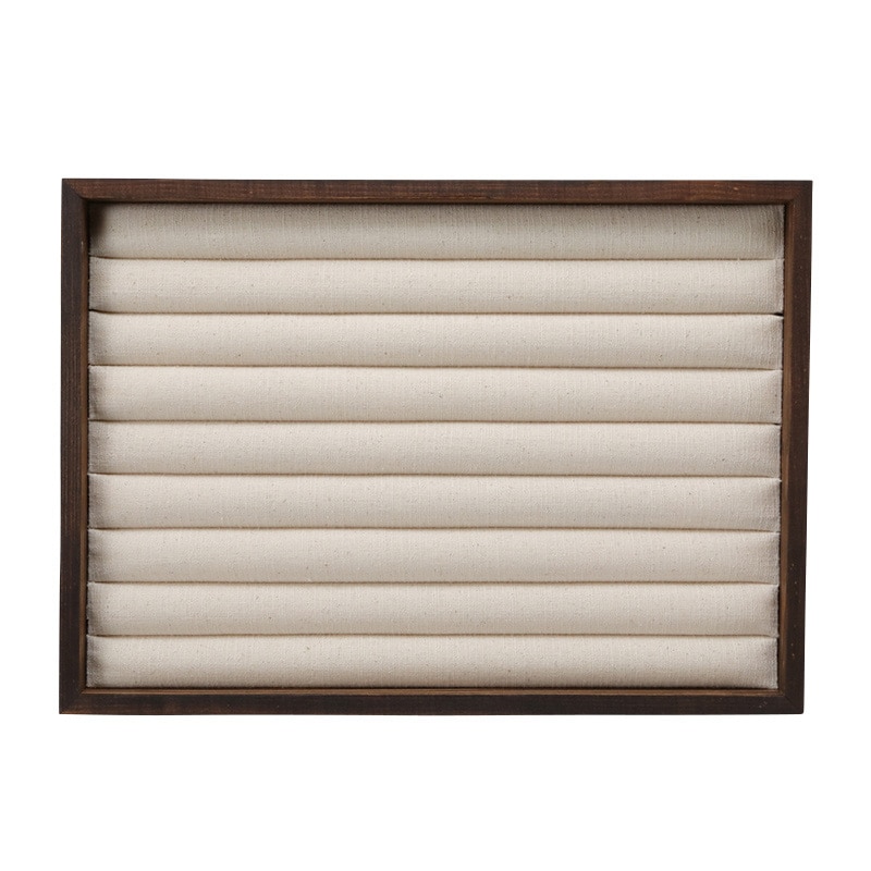 木製リングトレイ 茶 9460 1個（ご注文単位1個）【直送品】