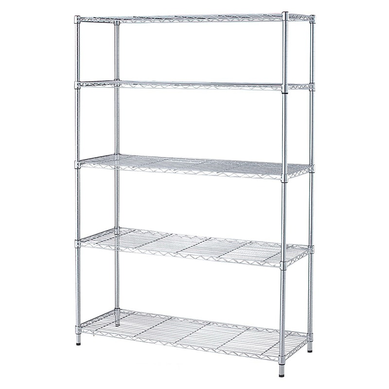 ストア・エキスプレス ワイヤーラック 6段アジャスタータイプ D35cm 61-753-48-2 1台(ご注文単位1台)【直送品】