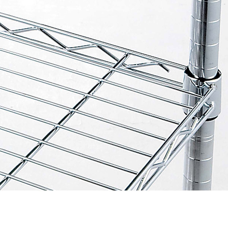 ストア・エキスプレス ワイヤーラック 5段アジャスタータイプ D45cm 61-66-16-1 1台(ご注文単位1台)【直送品】