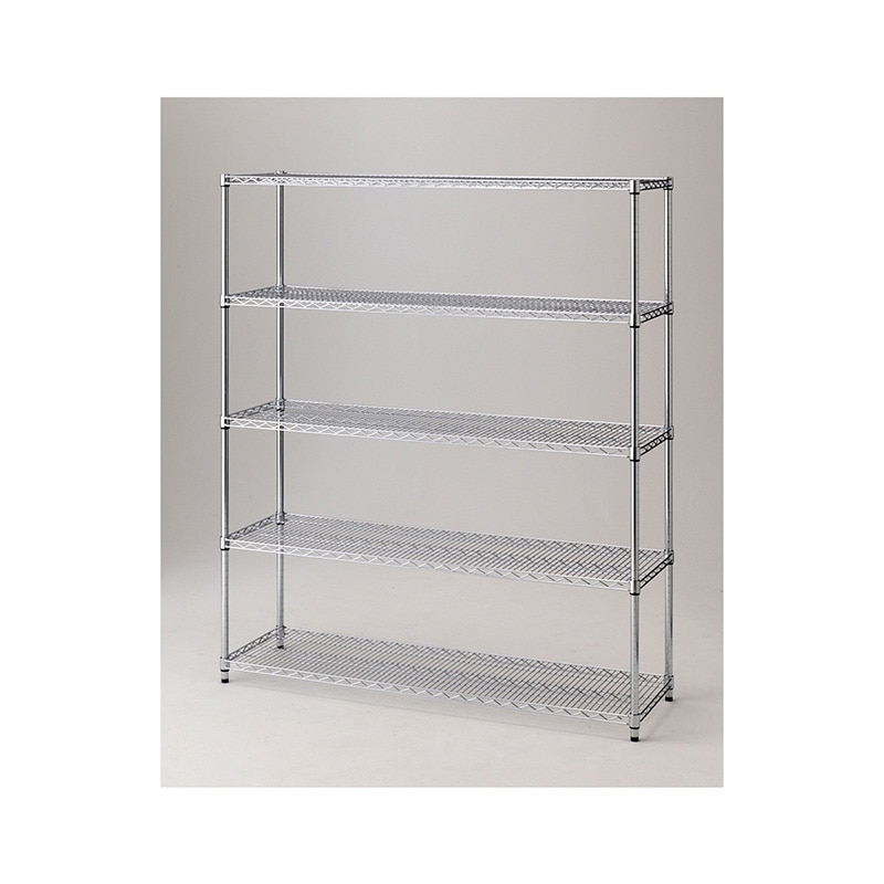 ストア・エキスプレス ワイヤーラック 5段 重量棚 アジャスタータイプ 61-62-10-3 1台(ご注文単位1台)【直送品】