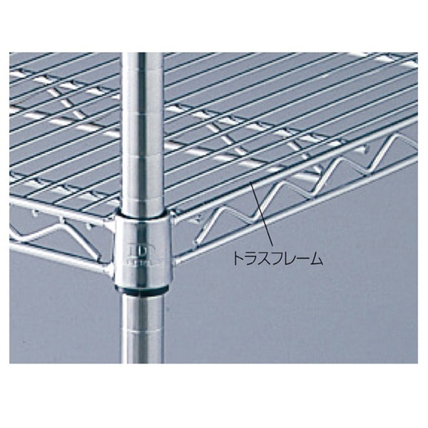 ストア・エキスプレス ワイヤーラック 5段 重量棚 アジャスタータイプ 61-62-11-3 1台(ご注文単位1台)【直送品】