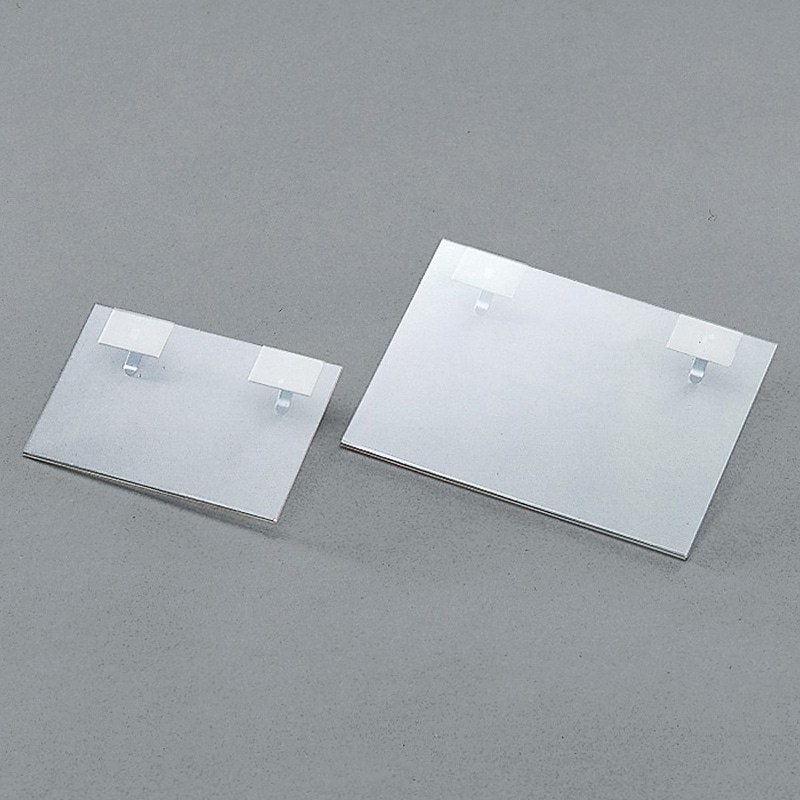 ストア・エキスプレス ワイヤーラック用カード差し 10×7cm 61-796-82-1 1セット(ご注文単位1セット)【直送品】