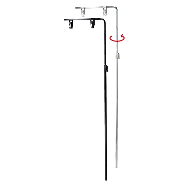 ストア・エキスプレス 中折れワゴン用ポップスタンド　クローム  61-656-56-1 1台（ご注文単位1台）【直送品】