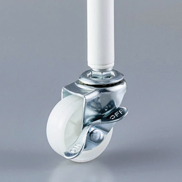 ストア・エキスプレス ユニットワゴン　白　深型　W120cm  61-653-81-2 1台（ご注文単位1台）【直送品】