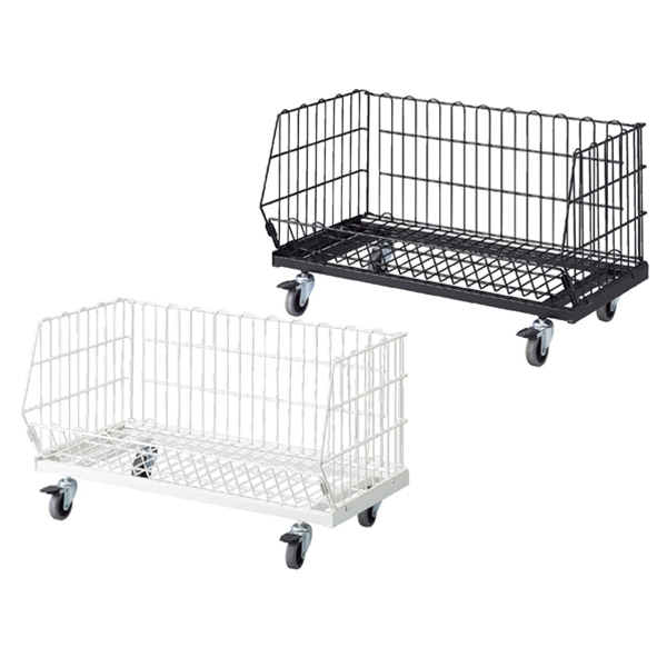 ストア・エキスプレス ジャンブルトロッコ W90cm ホワイト 61-650-67-1 1台(ご注文単位1台)【直送品】