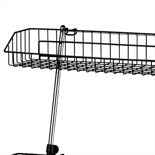 ストア・エキスプレス 2段ワゴン W60cm 61-114-10-1 1台(ご注文単位1台)【直送品】