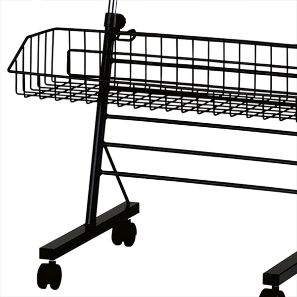 ストア・エキスプレス 2段ワゴン W60cm 61-114-10-1 1台(ご注文単位1台)【直送品】