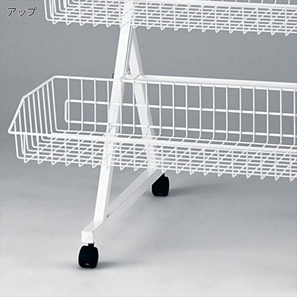 ストア・エキスプレス 3段ワゴン W82cm 61-114-11-1 1台(ご注文単位1台)【直送品】