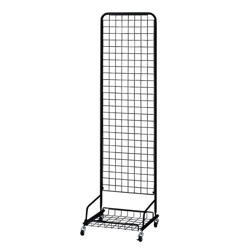 ストア・エキスプレス スキマ型ワゴン 黒 W90cm 61-129-2-3 1台(ご注文単位1台)【直送品】