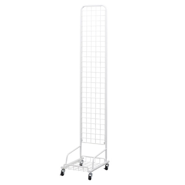 ストア・エキスプレス スキマ型ワゴン　W30cm　白  61-753-43-2 1台（ご注文単位1台）【直送品】