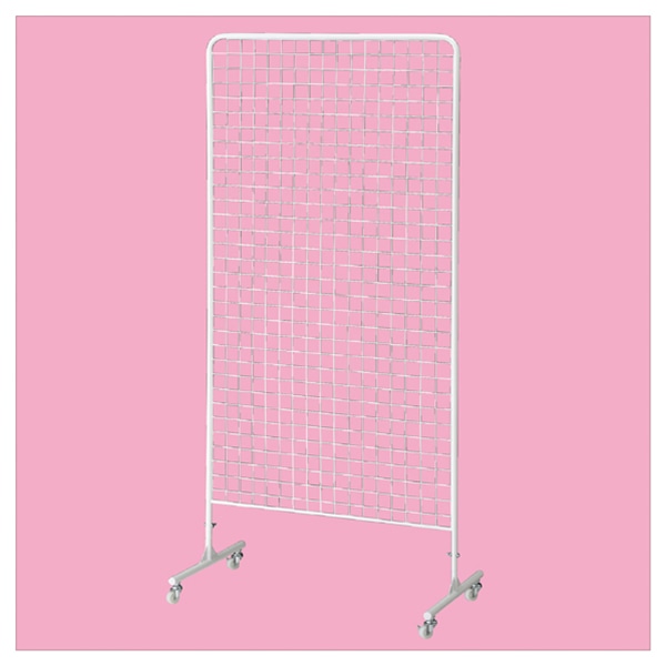 ストア・エキスプレス 両面ネットスタンド　H190cm　W90cm　白  61-129-8-2 1台（ご注文単位1台）【直送品】