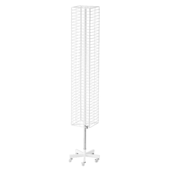 ストア・エキスプレス スリム回転ネット什器　四角  61-126-7-2 1台（ご注文単位1台）【直送品】