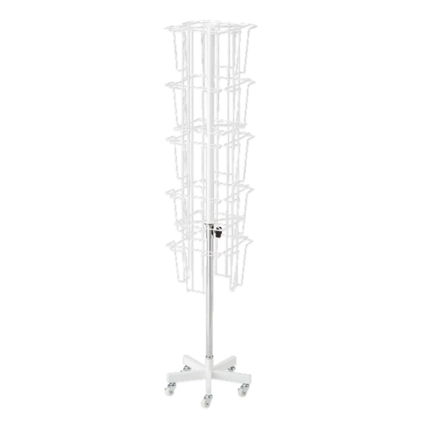 ストア・エキスプレス 5列4面回転カタログ入れ  61-127-4-1 1台（ご注文単位1台）【直送品】