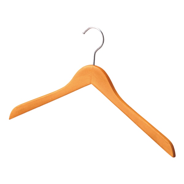 ストア・エキスプレス 木製ハンガー　ナチュラル　平型　W44cm  61-193-1-1 1セット（ご注文単位1セット）【直送品】