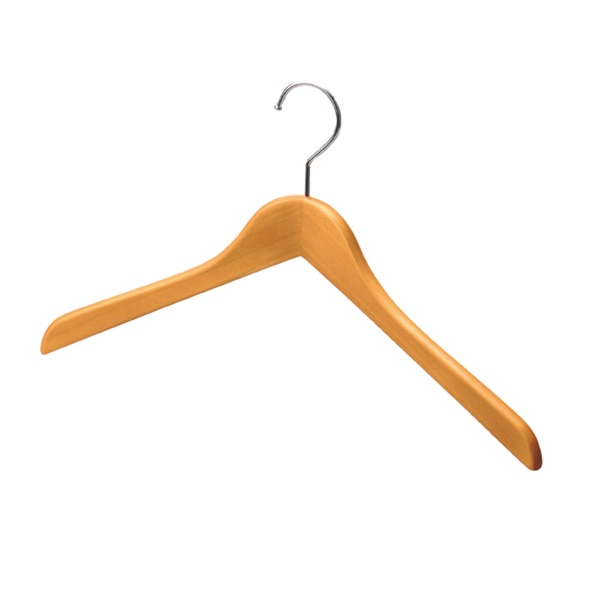 ストア・エキスプレス 木製ハンガー　ナチュラル　屈折型W42cm  61-191-10-2 1セット（ご注文単位1セット）【直送品】