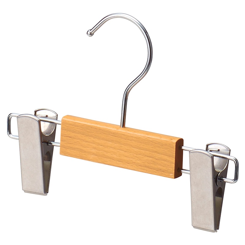 【直送品】ストア・エキスプレス 子供用木製ボトムハンガー　クリア　まとめ買い 61－799－34－6 1セット（ご注文単位1セット）