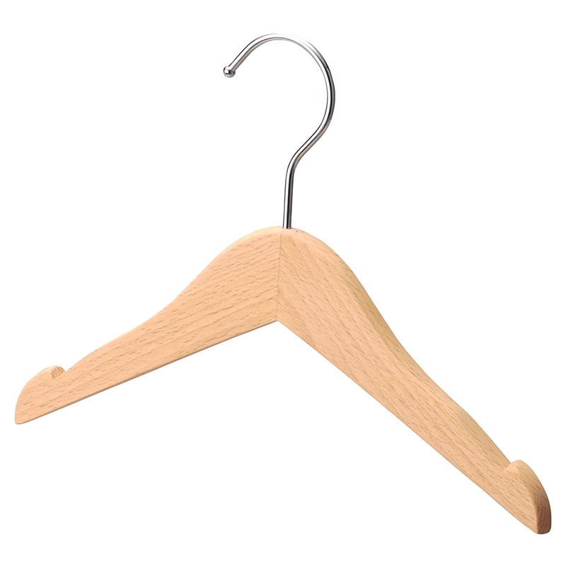 ストア・エキスプレス 子供用木製ハンガー　木地　平型W27cm  61－799－35－1