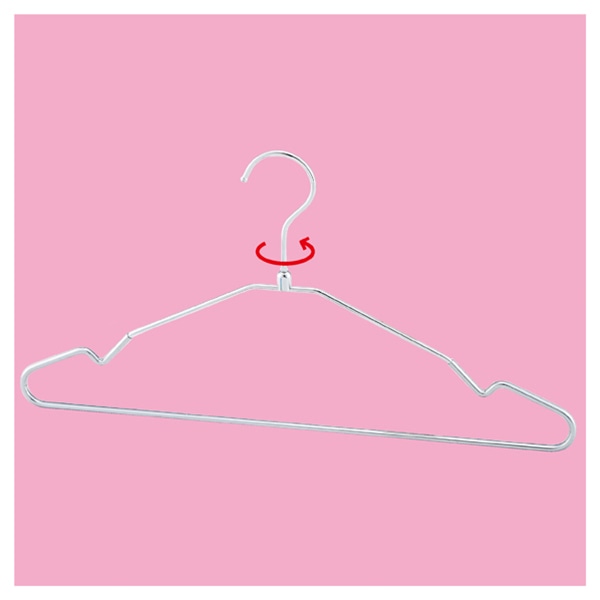 ストア・エキスプレス スチール製ハンガー　W38cm　ビニルコーティング