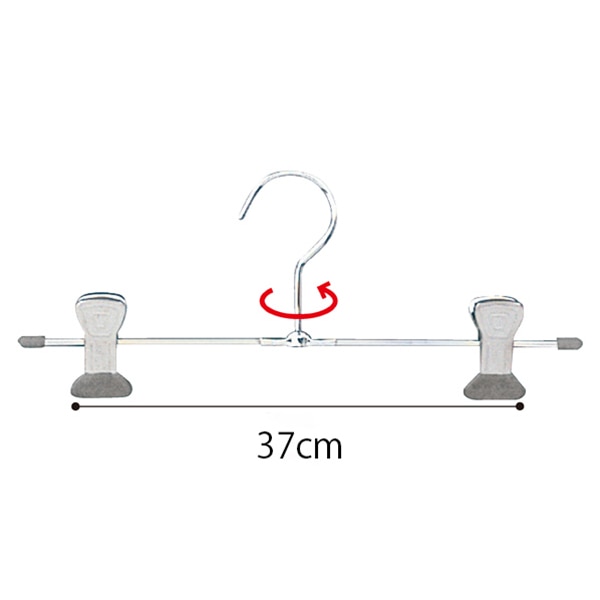 ストア・エキスプレス スチール製ボトムハンガーT字型　W39cm  61-194-13-2 1セット（ご注文単位1セット）【直送品】