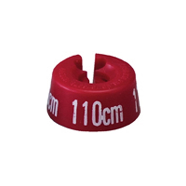 ストア・エキスプレス サイズチップ　ベビー子供服用　110cm　赤  61-200-5-5 1セット（ご注文単位1セット）【直送品】