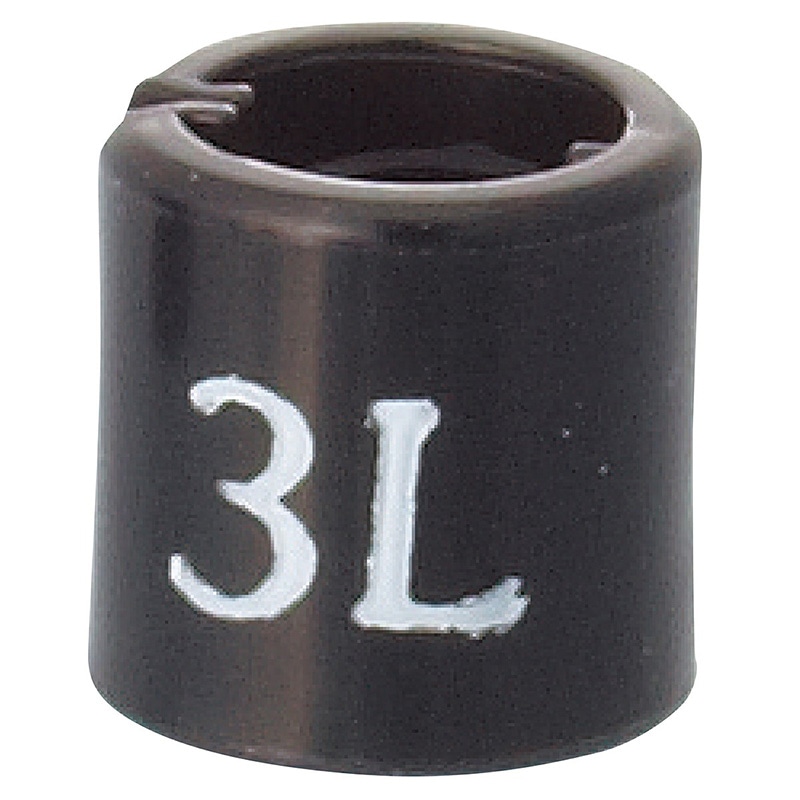 ストア・エキスプレス サイズチップ スリムタイプ 黒 3L 61-200-12-5 1セット(ご注文単位1セット)【直送品】