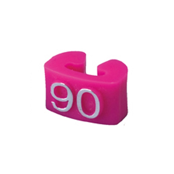 >ストア・エキスプレス サイズチップ 子供用 90 ピンク 61-200-15-2 1セット(ご注文単位1セット)【直送品】