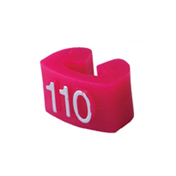 ストア・エキスプレス サイズチップ　子供用　110　赤  61-200-15-5 1セット（ご注文単位1セット）【直送品】