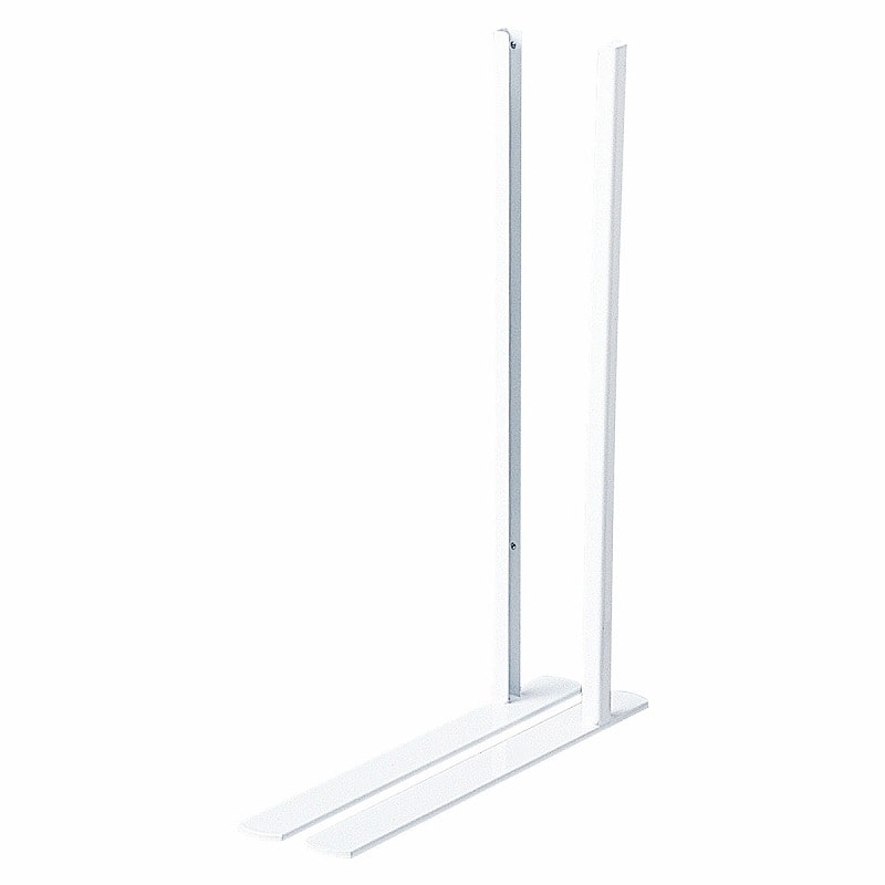 ストア・エキスプレス 卓上ネットディスプレイ用脚(左右)片面用 白 W3.2×D30×H40.5cm 61-128-7-1 1セット(ご注文単位1セット)【直送品】