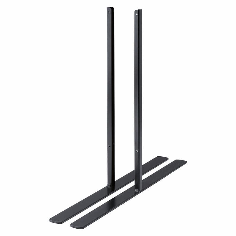 ストア・エキスプレス 卓上ネットディスプレイ用脚(左右)両面用 黒 W3.2×D50×H40.5cm 61-128-7-4 1セット(ご注文単位1セット)【直送品】