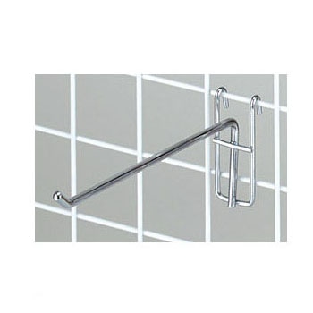 ストア・エキスプレス ネット用フック(φ5mm)クローム L20cm φ5mm 61-427-17-4 1セット(ご注文単位1セット)【直送品】