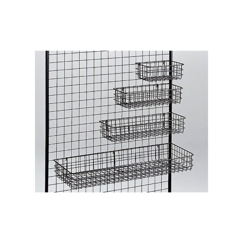 ストア・エキスプレス ネット用網カゴ 黒 W42cm 61-132-2-2 1個(ご注文単位1個)【直送品】