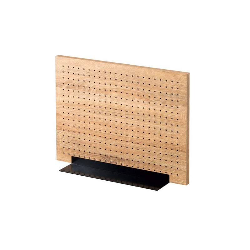 ストア・エキスプレス 卓上両面有孔パネルスタンド ラスティック+ベース黒 W30×D22.5×H40.3cm 61-426-86-1 1台(ご注文単位1台)【直送品】