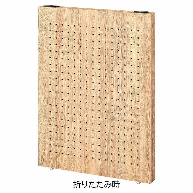 ストア・エキスプレス A型卓上有孔パネルスタンド ラスティック柄 W45×D36.3×H60cm 61-797-80-1 1台(ご注文単位1台)【直送品】