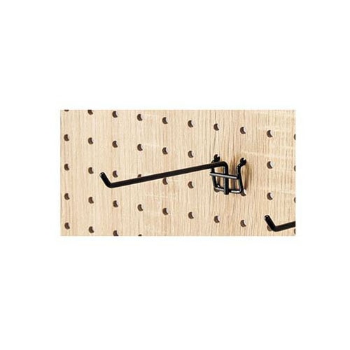 ストア・エキスプレス 有孔パネル用フック　黒 L15cm　φ4mm 61-426-98-4 1セット（ご注文単位1セット）【直送品】