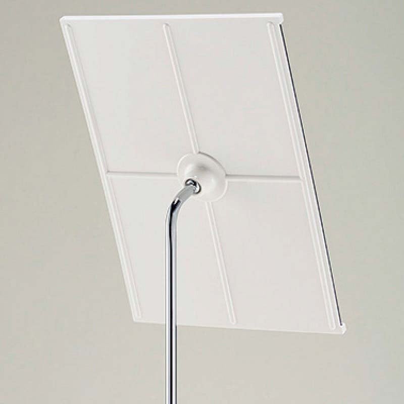 ストア・エキスプレス メディアスタンド A4 61-780-90-1 ライトグレー 1台(ご注文単位1台)【直送品】